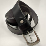 LEATHER BELT - 3cm WIDTH - BLACK