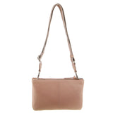 Leather Ladies Cross-Body Handbag - Blush