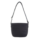 Leather Cross-Body Handbag - Navy