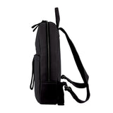 Leather Travel/Computer Backpack - Black