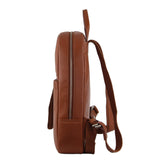 Leather Travel/Computer Backpack - Tan