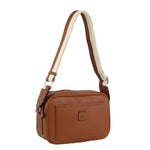 Ladies Cross Body Bag - Tan