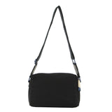 Nylon Travel Cross-Body Bag - Black