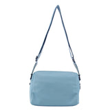 Nylon Travel Cross-Body Bag - Light Blue