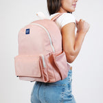 Nylon Travel Backpack - Blush