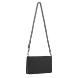 Leather Wallet/Organiser Bag - Black