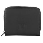 Leather Ziparound Wallet - Black