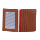 Leather Card Holder - Tan