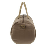 Unisex Canvas Overnight Bag - Khaki