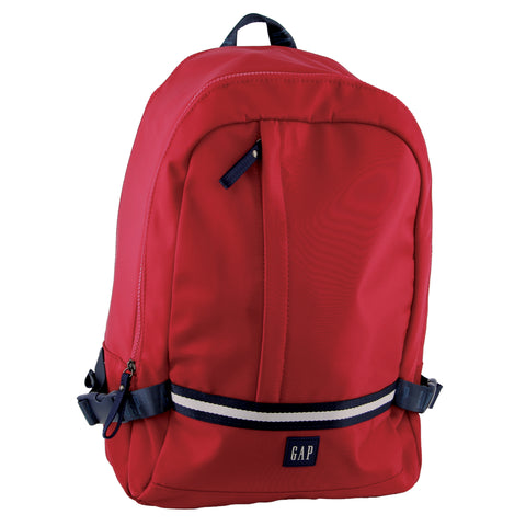 Nylon Travel Backpack - Red