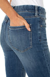 Gia Glider Crop Flare with Exposed Buttons