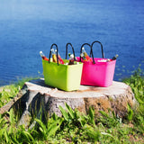 Large Hinza Bag - Lemon (Green Plastic)