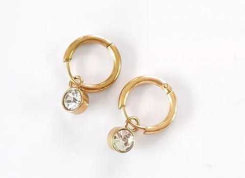 True - Gold with Clear Gem