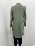 Suzy D Plain Military Jacket - Light Olive