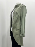 Suzy D Plain Military Jacket - Light Olive