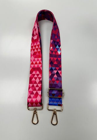 Fashion Bag Strap - Pink Multi