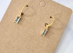 Ida - Gold with Light Blue Gem