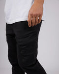 Inset Cargo Pant - Black