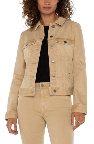 Liverpool Classic Denim Jacket - Hayseed Tan