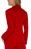 Liverpool Fitted Blazer - Tango Red