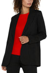 Liverpool Button Front Blazer - Pinstripe