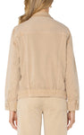 Liverpool Button Front Cargo Jacket - Cappuccino