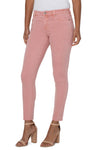 Liverpool Ankle Skinny Cut Hem - Rose Blush