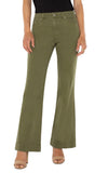 Liverpool Hannah Flare - Spanish Olive