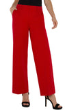 Liverpool Kelsey Wide Leg Trouser - Tango Red