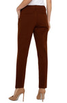 Liverpool Kelsy Knit Trouser - Rich Mahogany
