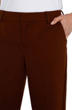 Liverpool Kelsy Knit Trouser - Rich Mahogany