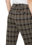 Liverpool Kelsey Trouser - Black/Granola Linear Plaid