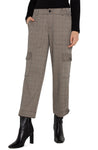 Liverpool Utility Cargo Crop - Peppercorn Plaid