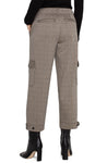 Liverpool Utility Cargo Crop - Peppercorn Plaid