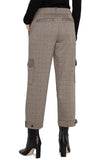 Liverpool Utility Cargo Crop - Peppercorn Plaid