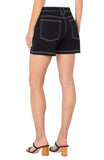 Liverpool Contrast Stitch Shorts - Black