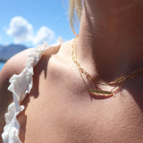 Aroha Double Chain Necklace - Gold