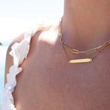 Mana Wahine Double Chain Necklace - Gold