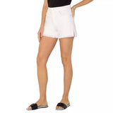 Liverpool Frayed Denim Shorts - Bone