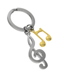 Musical Notes Keychain