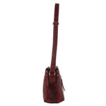Milleni Nappa Leather Handbag - Cherry