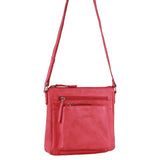 Milleni Nappa Leather Cross-Body Bag - Pink