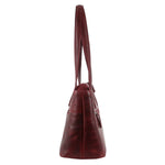 Milleni Nappa Leather Shoulder Bag - Cherry