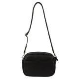 Milleni Nappa Leather Crossbody Bag/Clutch - Black