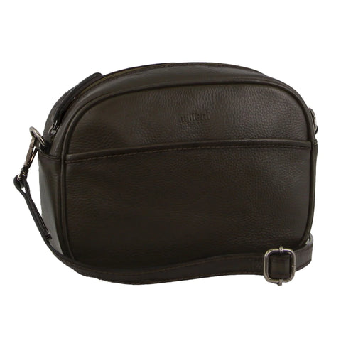 Milleni Nappa Leather Crossbody Bag/Clutch - Grape Leaf