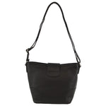 Milleni Leather Cross-Body Bag in Black