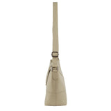 Milleni Leather Cross-Body Bag in Cement