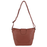 Milleni Leather Cross-Body Bag in Rose