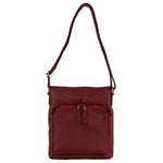 Milleni Nappa Leather Bag in Red