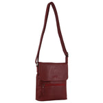 Milleni Nappa Leather Bag in Red